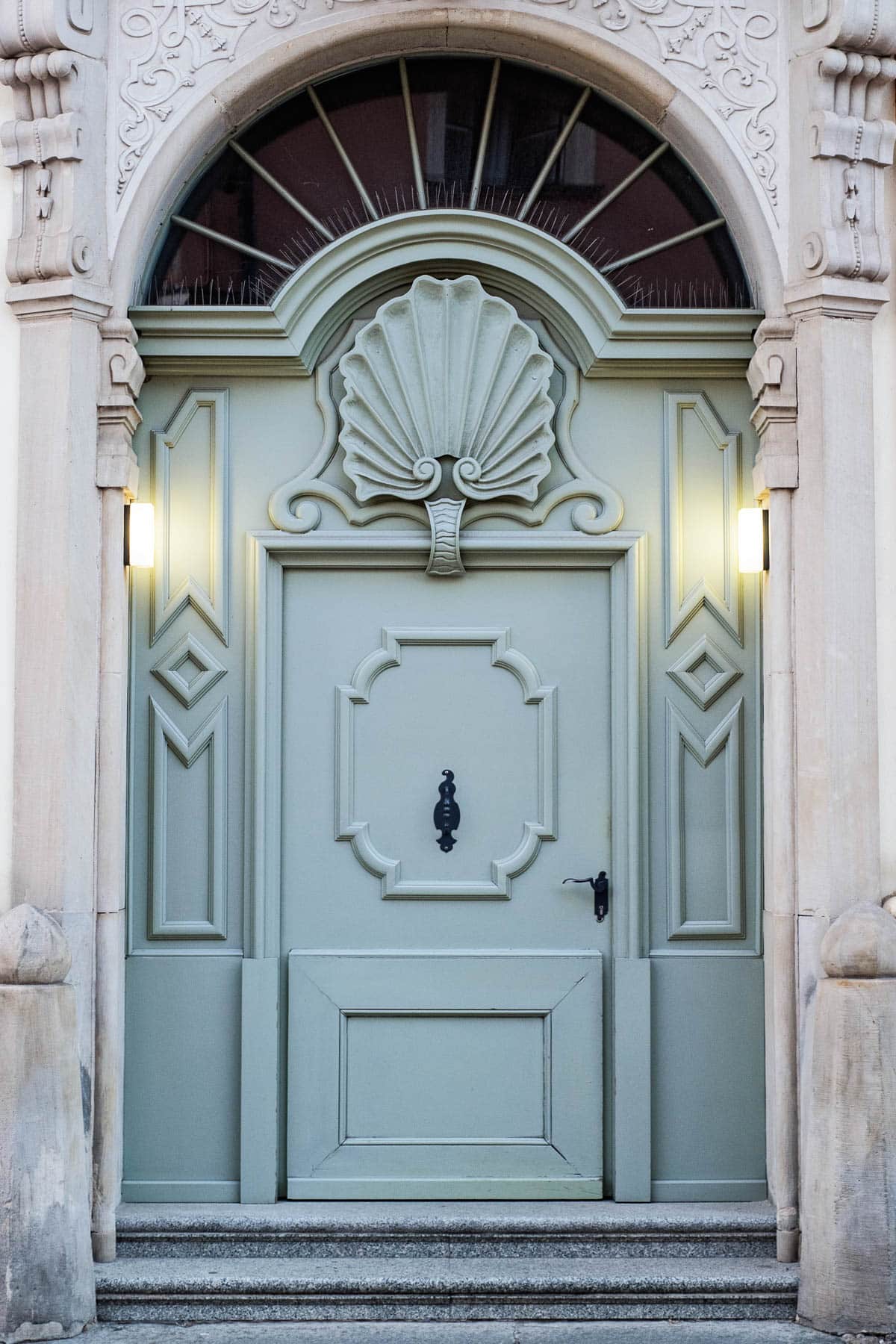 blue front door paint color