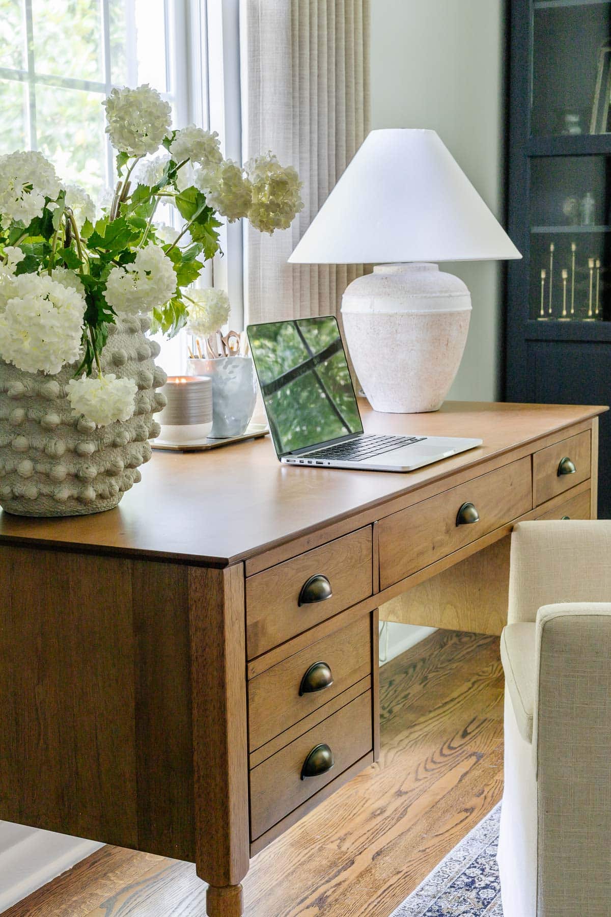 vintage style wood desk