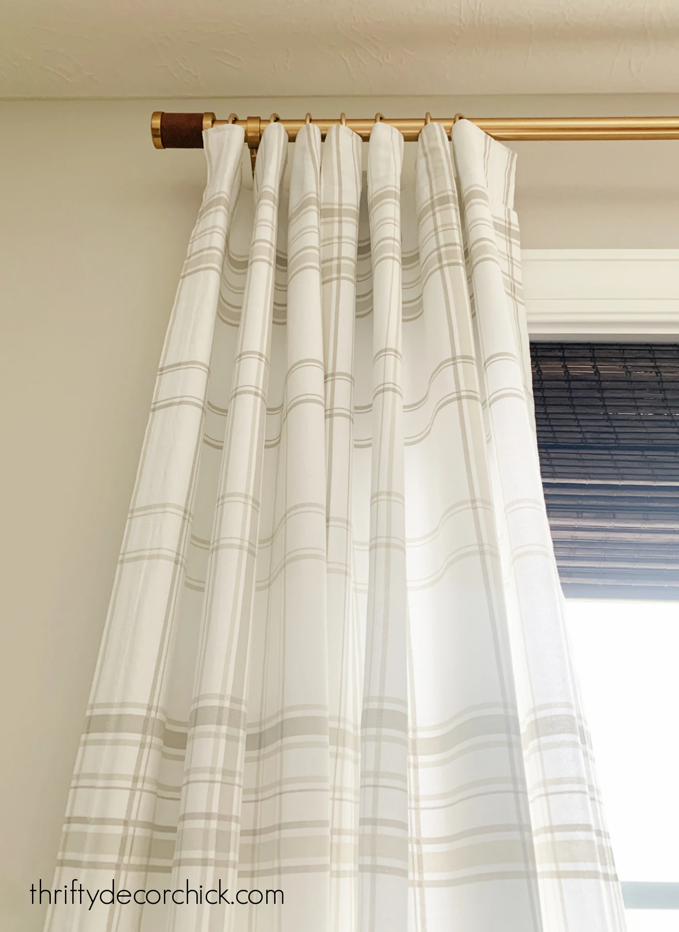 DIY pleating on drapes