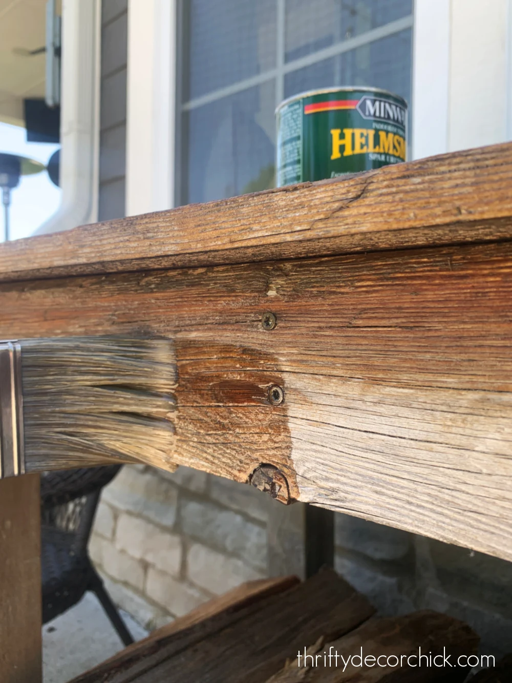 restoring outdoor cedar wood