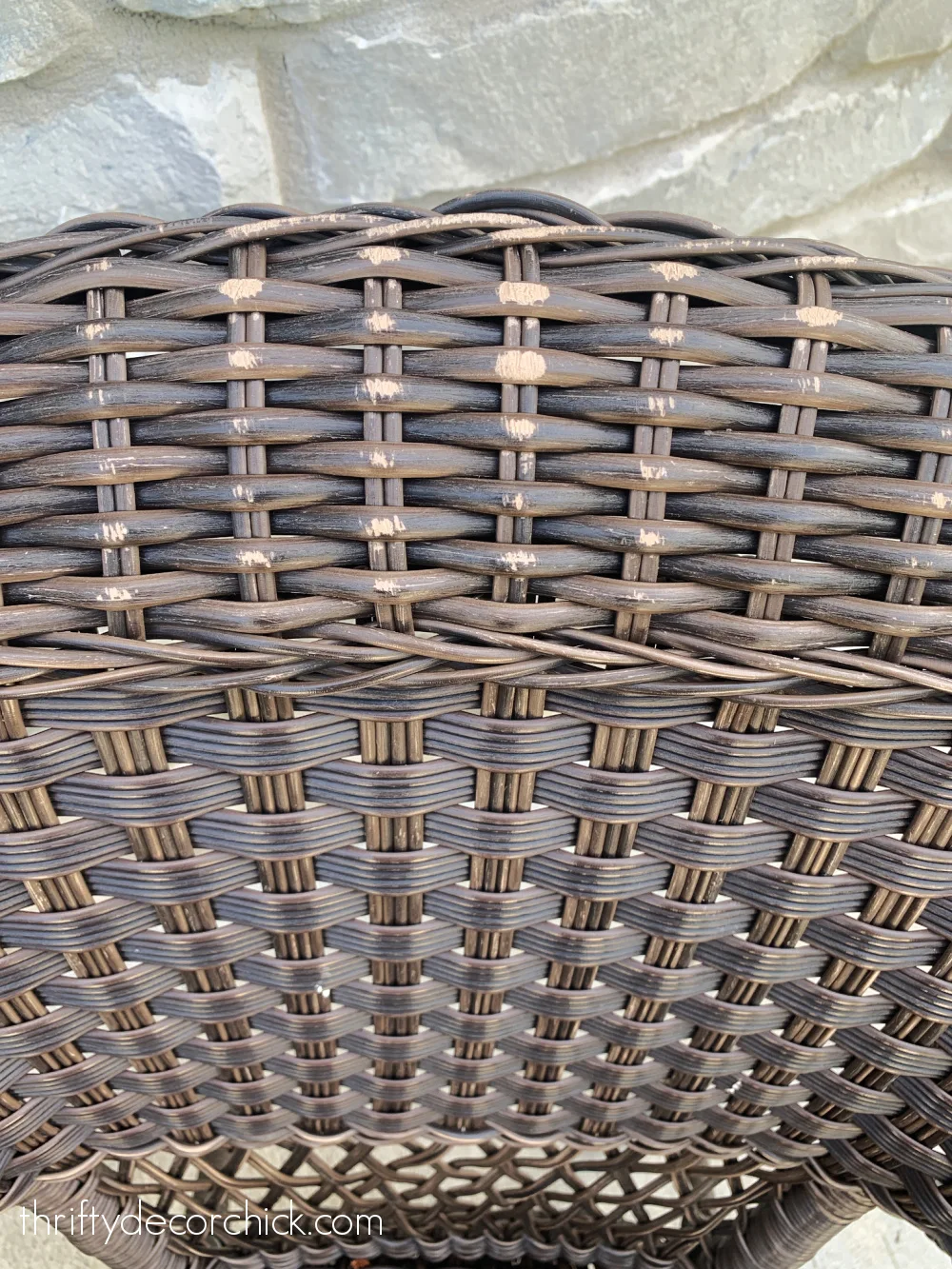 fixing scratches on rattan furniture