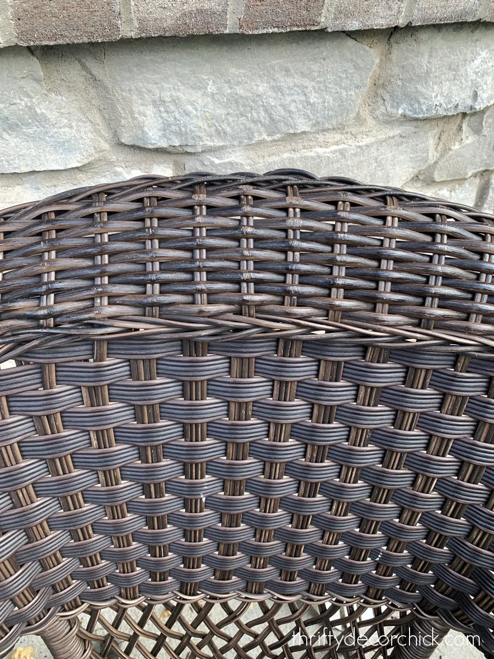 fixing scraped wicker furniture