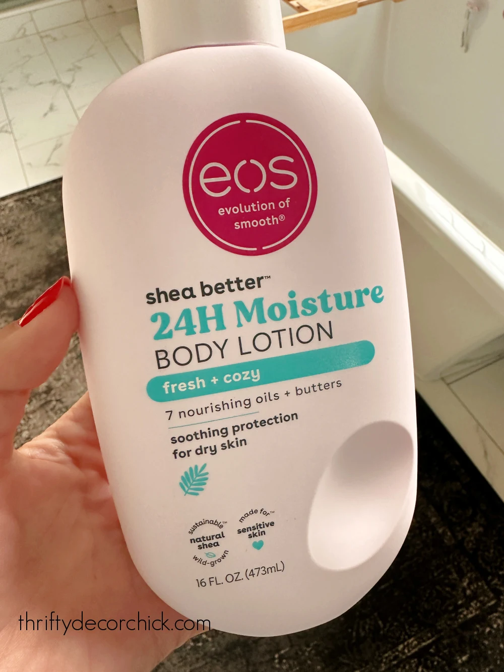 fresh and cozy EOS lotion