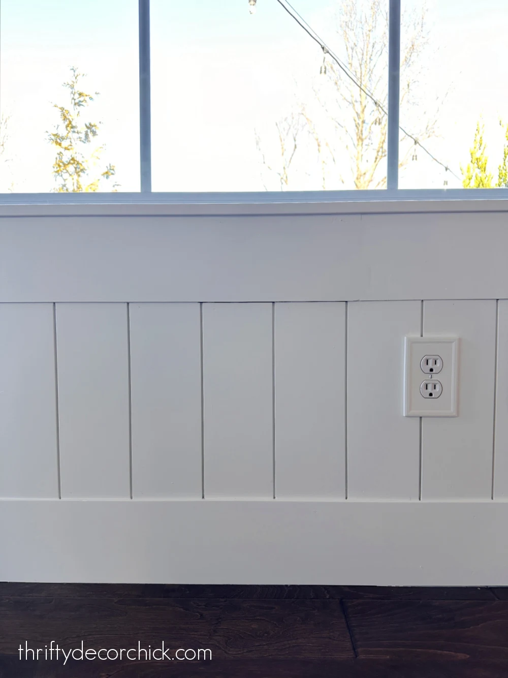 shiplap with window trim