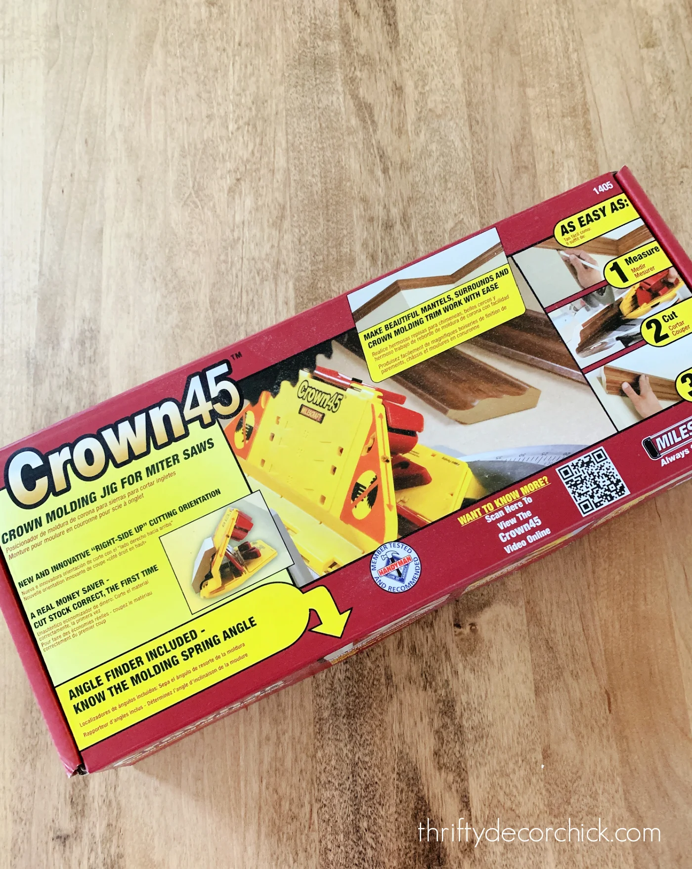 Crown 45 crown molding jig for saw