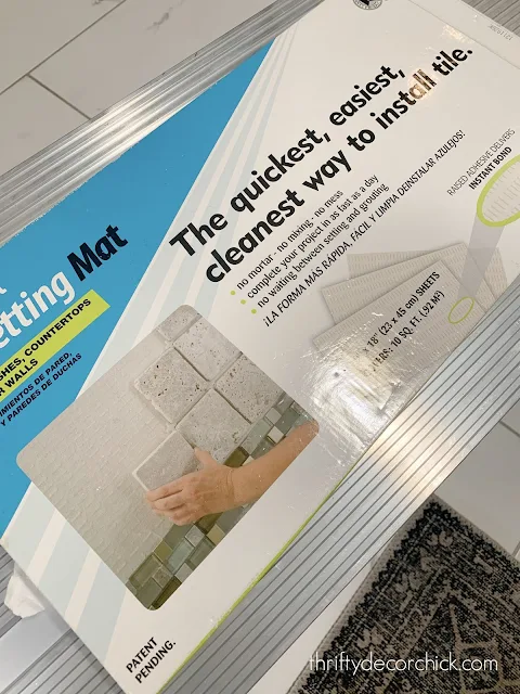 Easy way to install tile no mortar