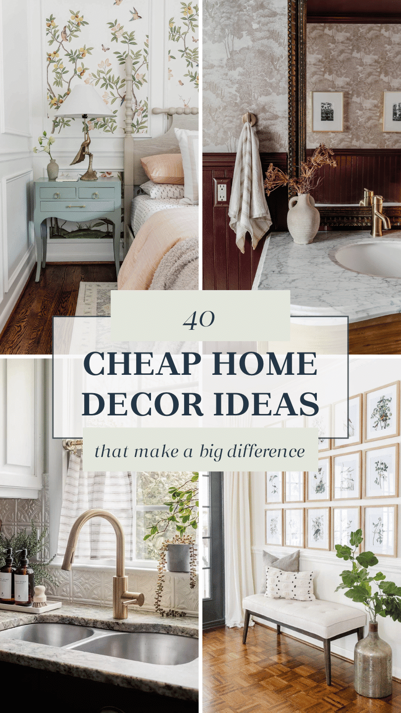 40 cheap home decor ideas that make a big difference