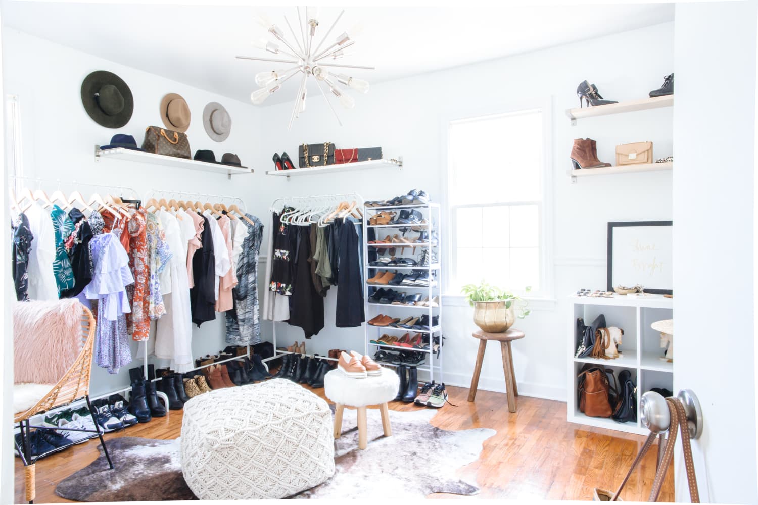 This Walmart Bookshelf DIY Created (Instant!) Closet Storage