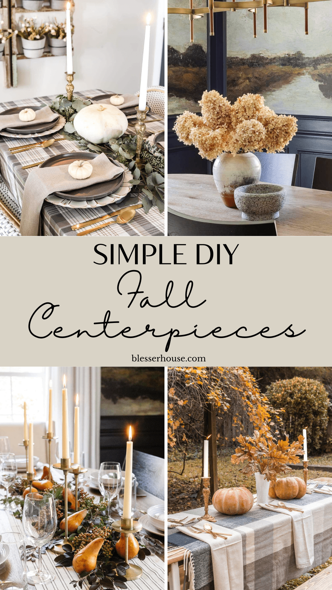 simple diy fall centerpieces