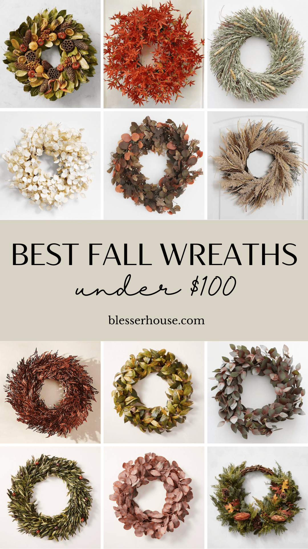 best fall wreaths