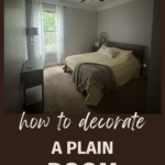 how to decorate a plain room