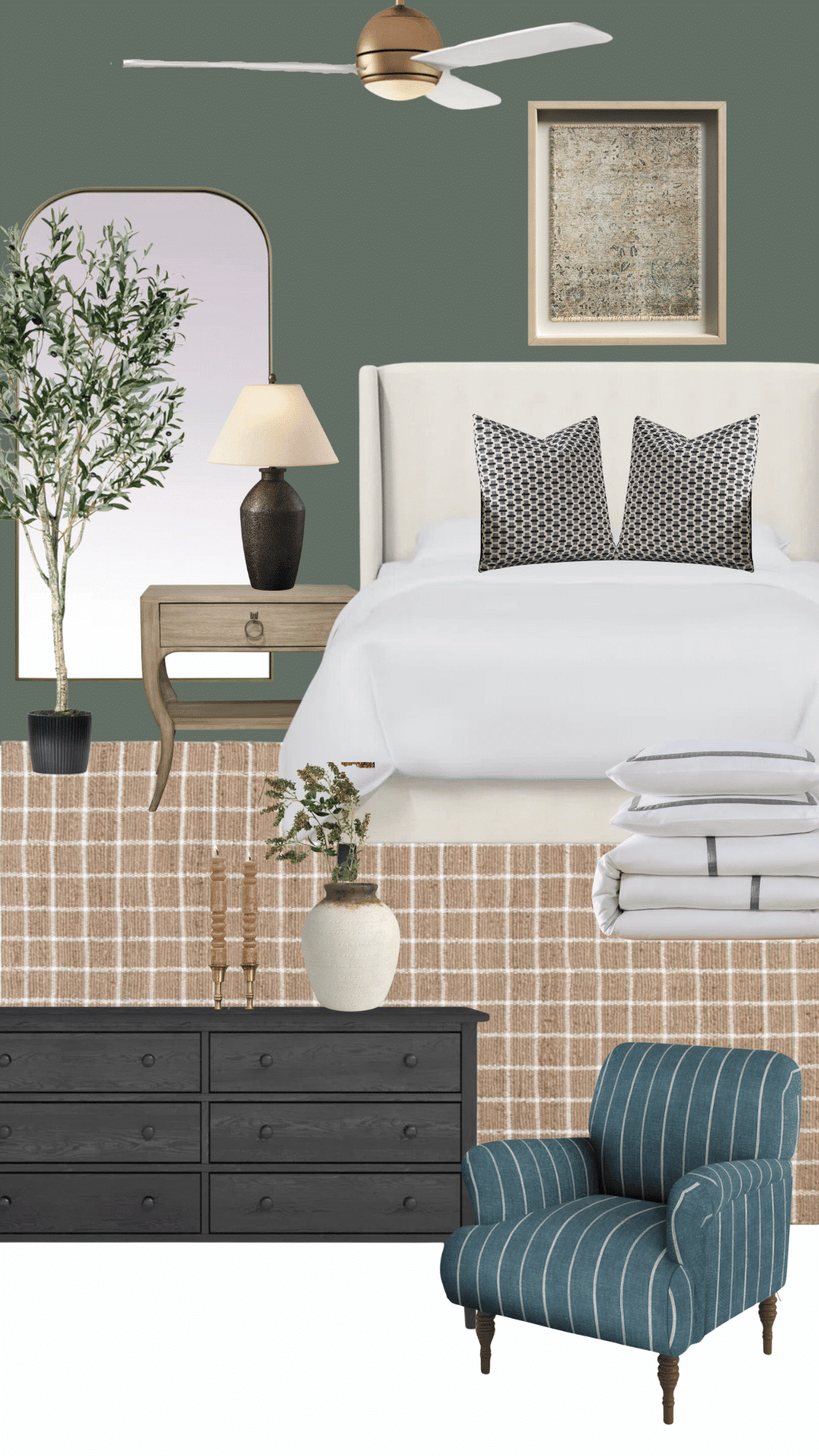 guest bedroom decor ideas mood board