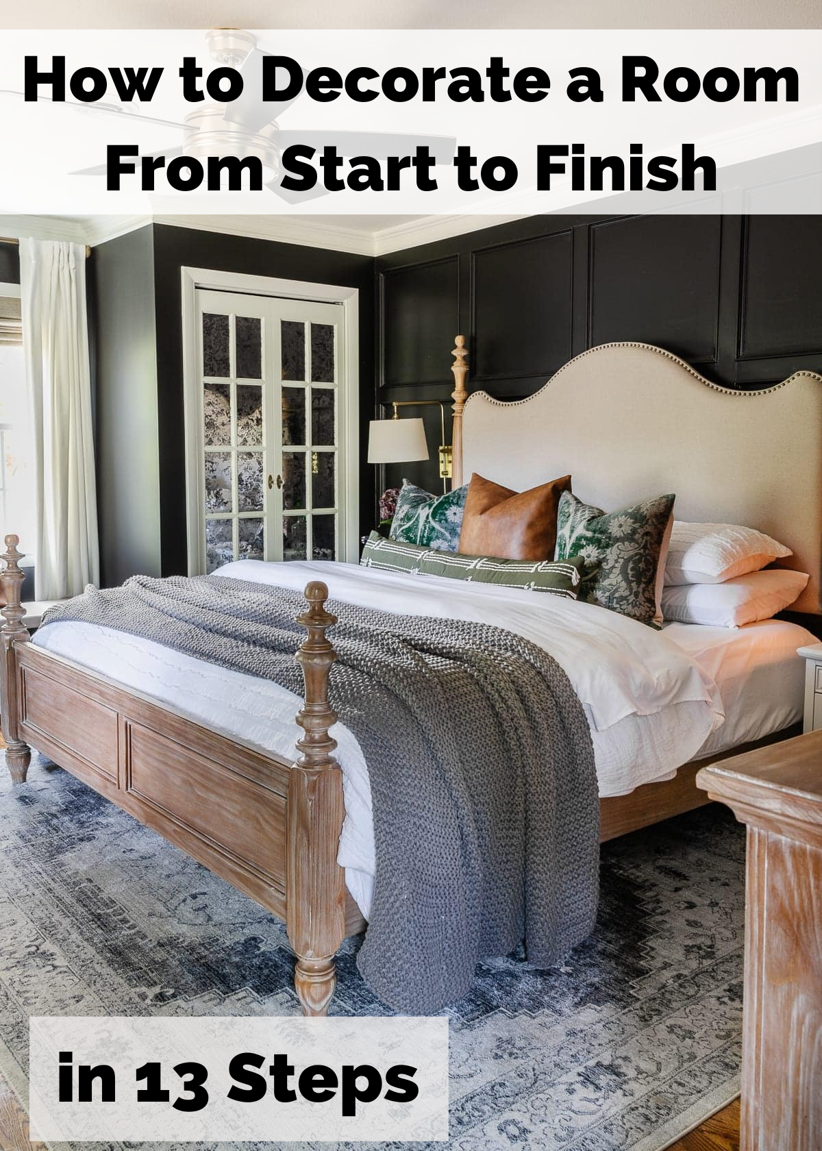 how to decorate a room from start to finish