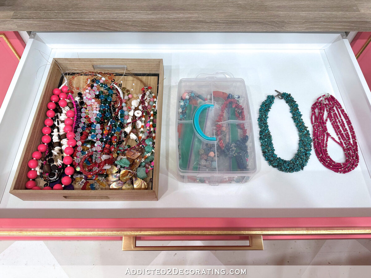 How I store my jewelry making supplies