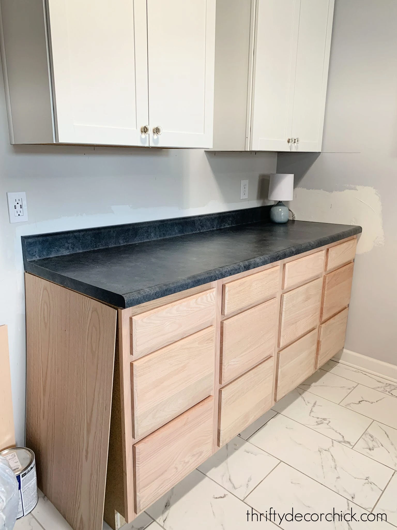 updating unfinished cabinets