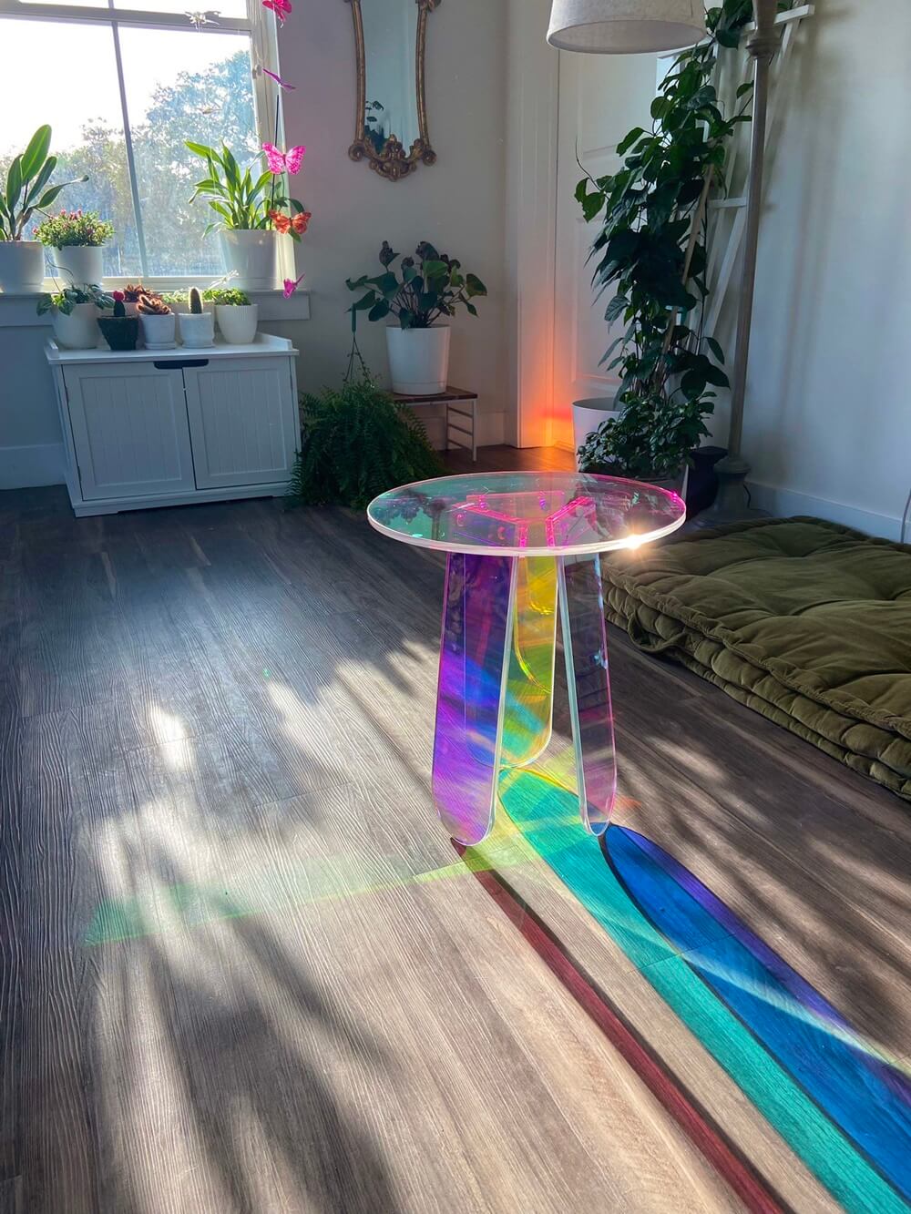 Sun Catcher Acrylic Side Table