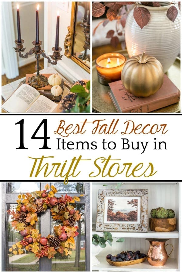 thrift store fall decor ideas