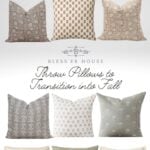 fall throw pillows to transition into other seasons