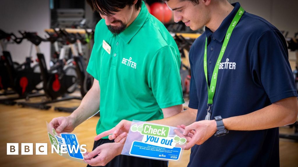 Gyms to display cancer message stickers