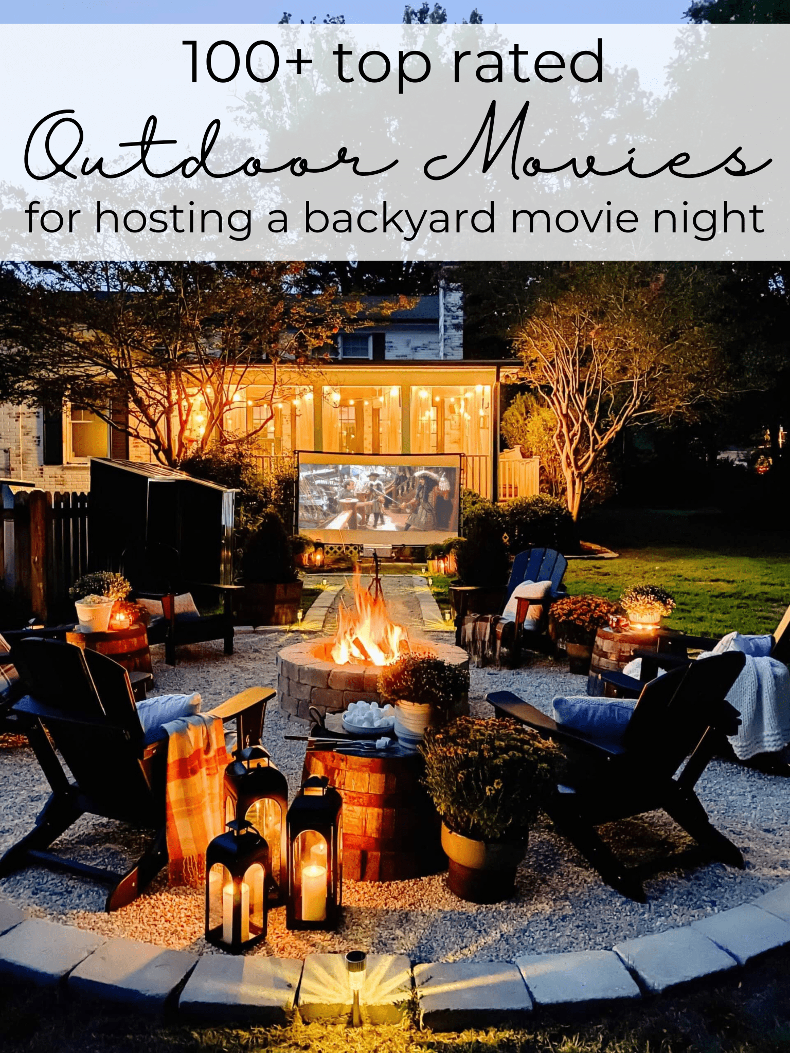 best outdoor movies to watch for backyard movie night