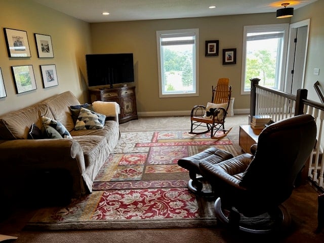 plain upstairs family room loft