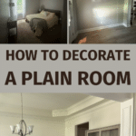 how to decorate a plain room