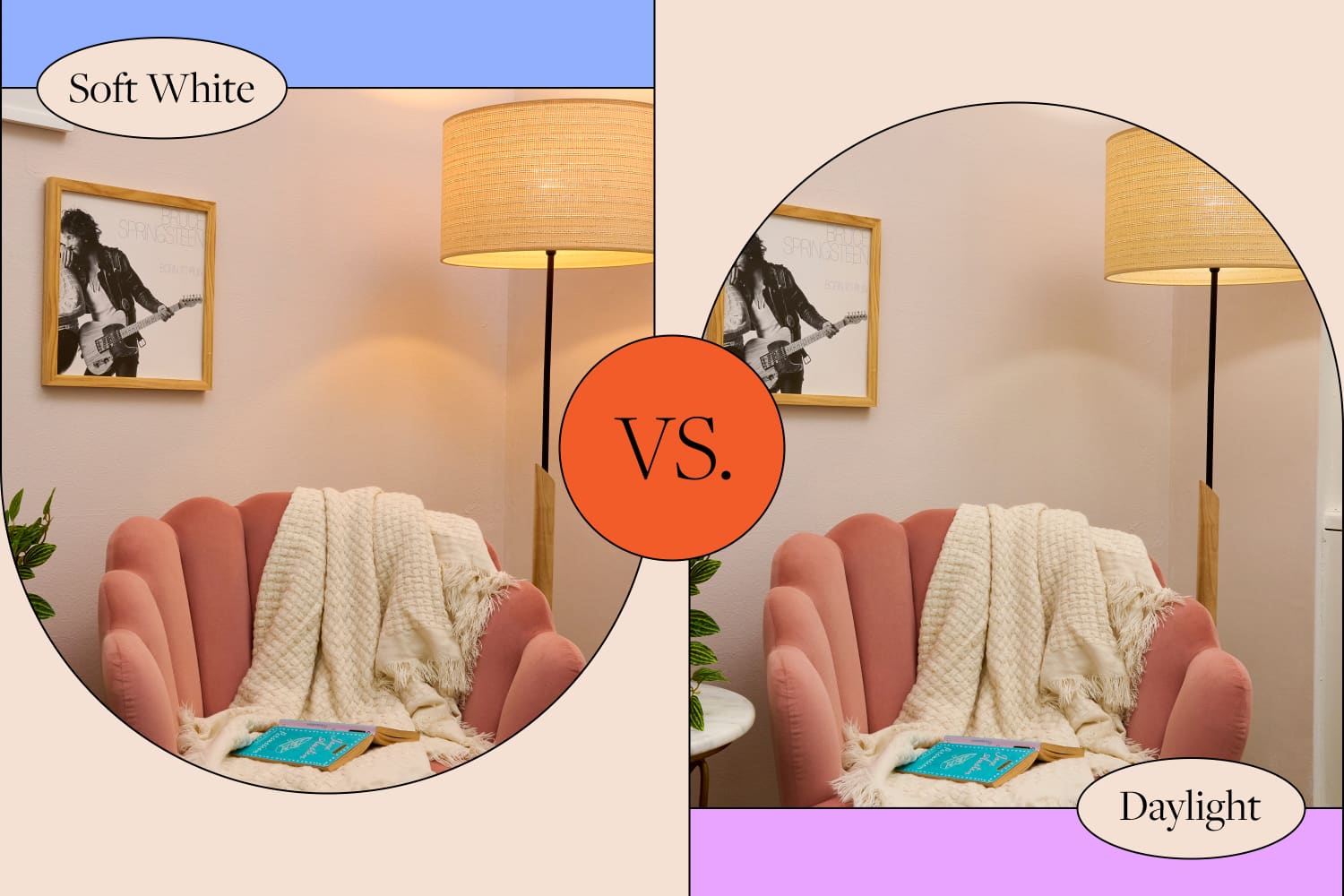 This Is the Difference Between Soft Light vs. Daylight Bulbs