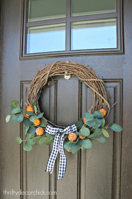 DIY pumpkin patch wreath