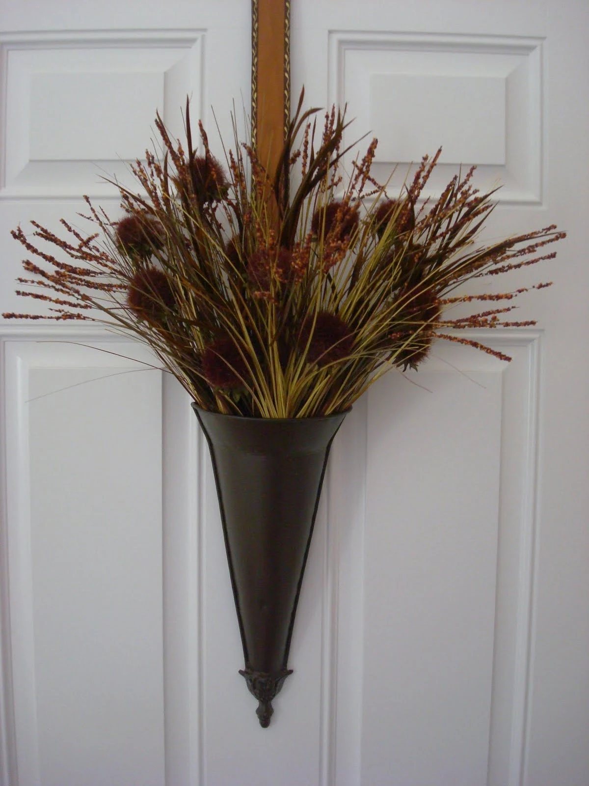 easy fall door decor