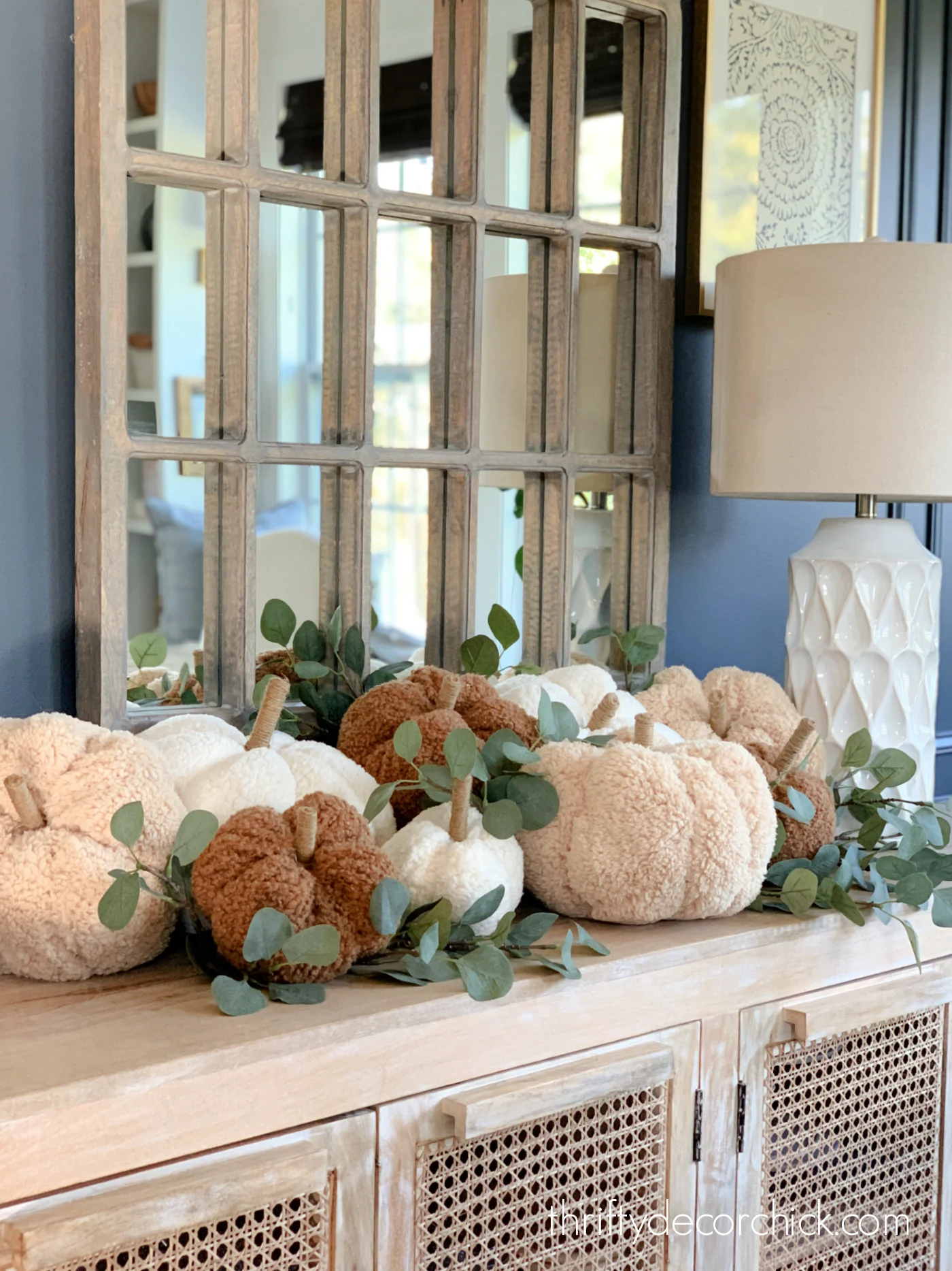 DIY teddy bear fabric pumpkins