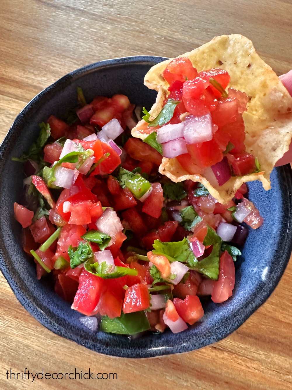 The Best and Freshest Authentic Salsa Recipe | Thrifty Decor Chick