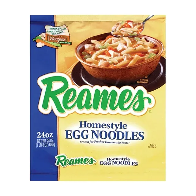 Reames frozen noodle package