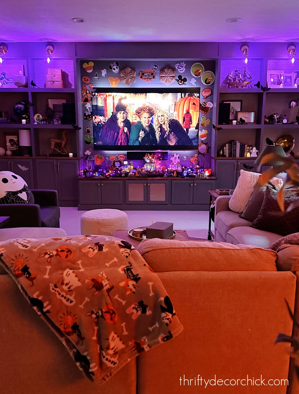 Hocus Pocus movie night decor