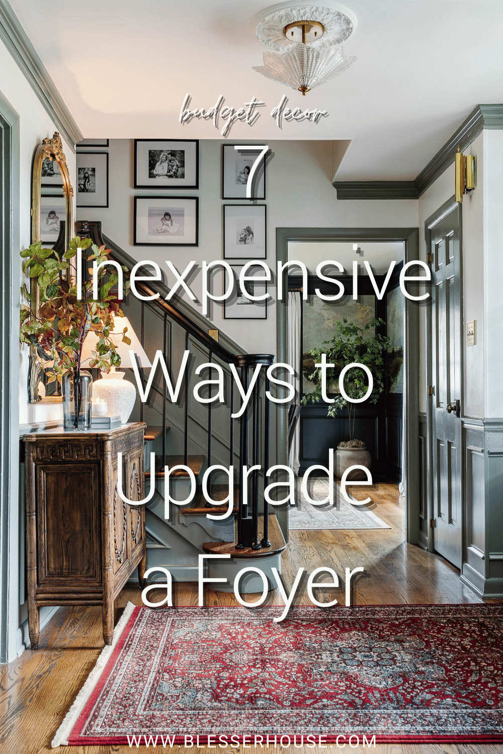 budget friendly foyer decorating ideas