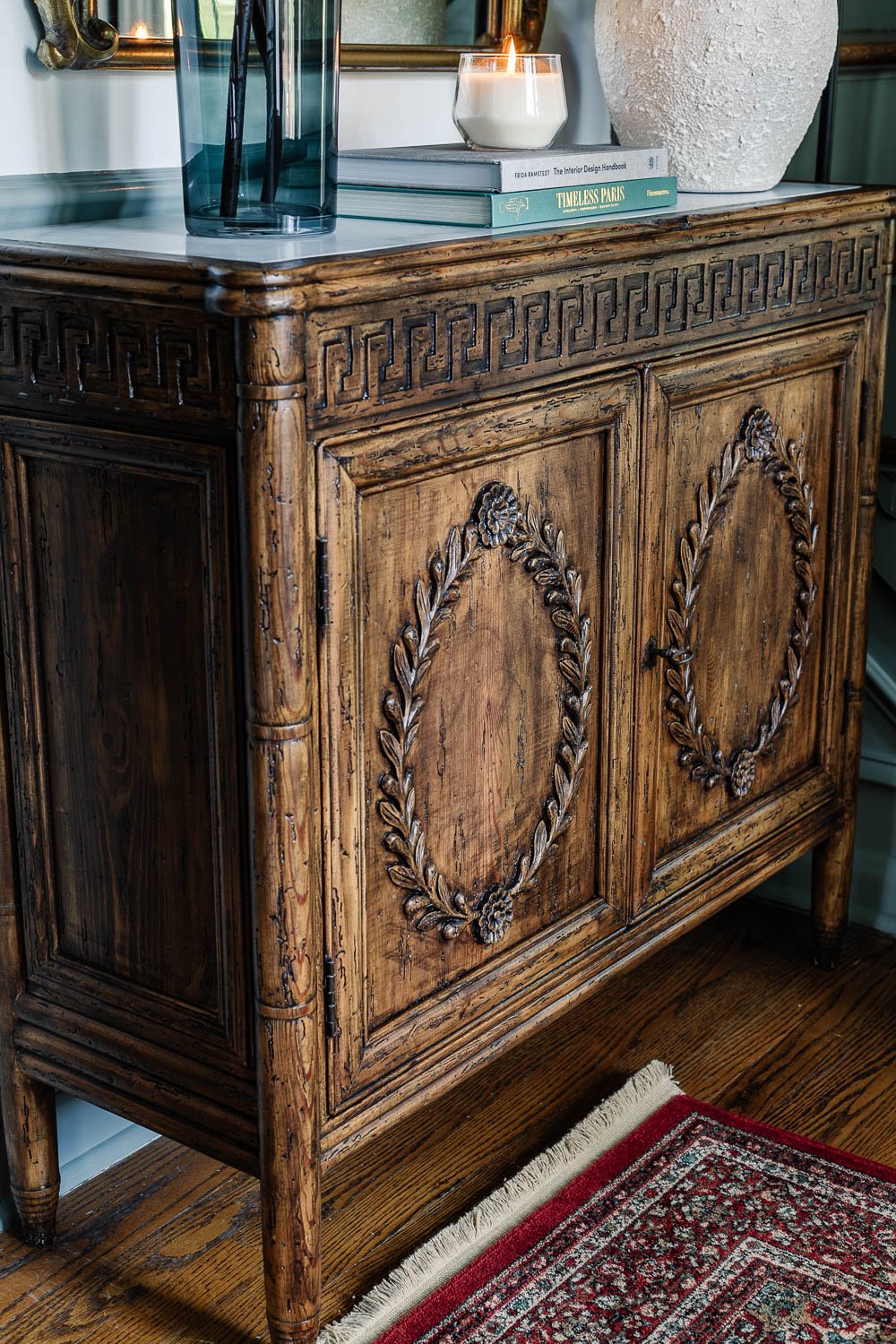 coffee minwax gel stain on wood cabinet